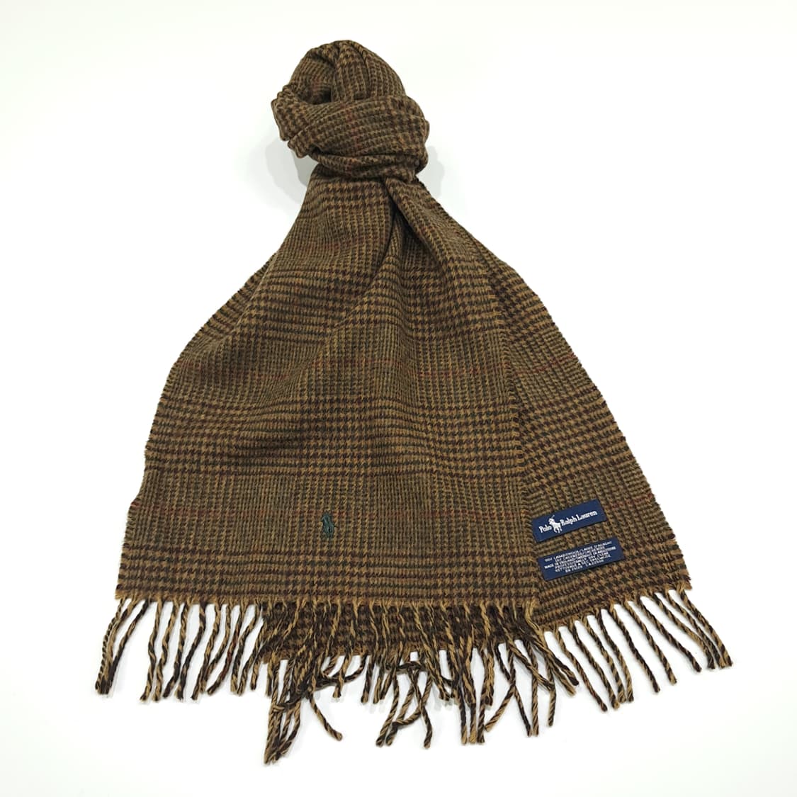 MX365 폴로 랄프로렌 캐시미어 블렌드 글렌체크 머플러 상품이미지2