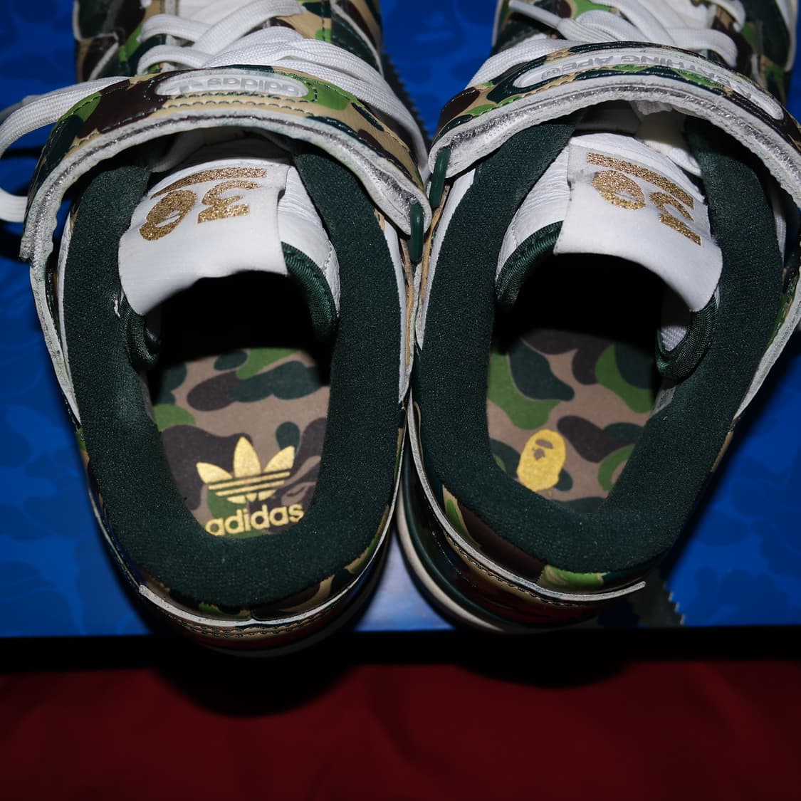 [265] 아디다스 x 베이프 포럼 84 로우 그린 카모 상품이미지5