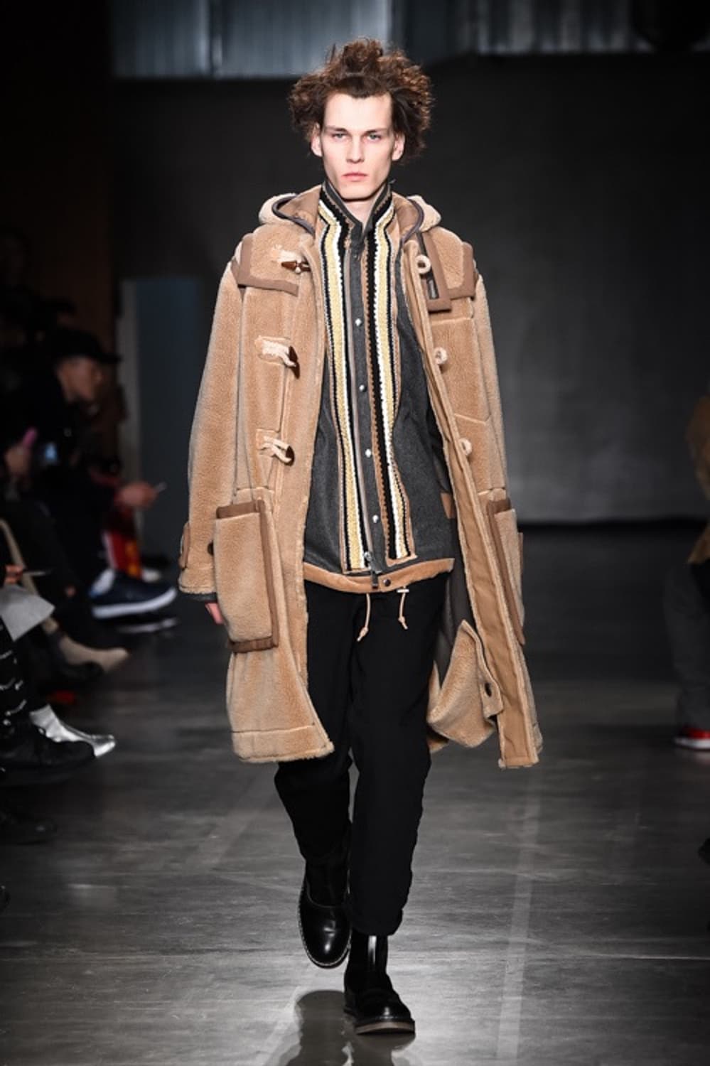 사카이 셰르파 플리스 더플코트 sacai men 퍼코트 상품이미지10