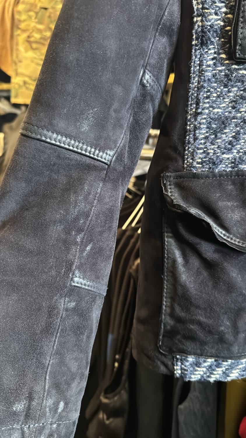 휴고 보스 스웨이드 패턴 디자인 자켓 ㄹㅈㄷ 감도 상품이미지5