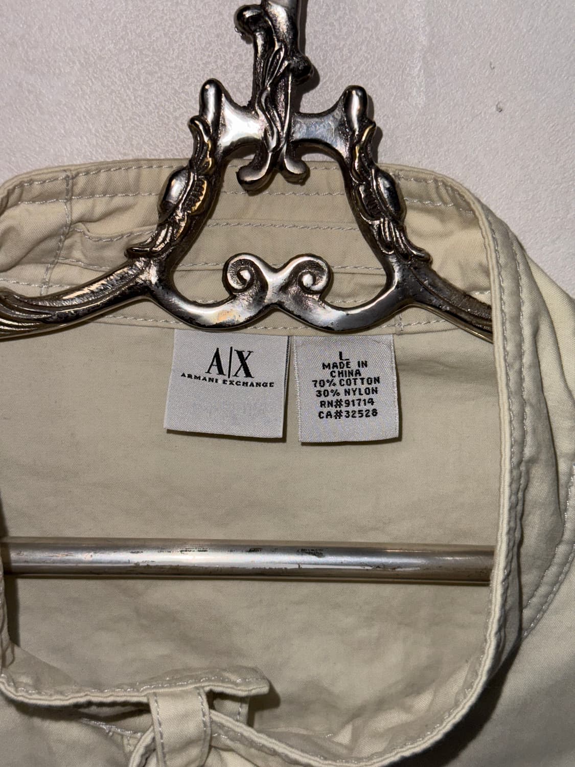 ARMANI EXCHANGE ivory two ways biker jk 상품이미지4