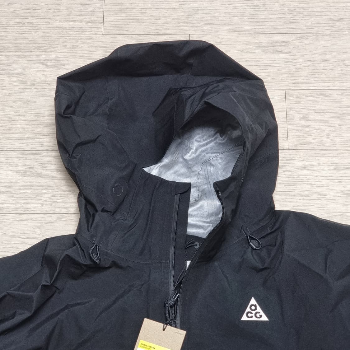 ACG 미저리 고어텍스 바람막이 자켓 블랙 상품이미지2