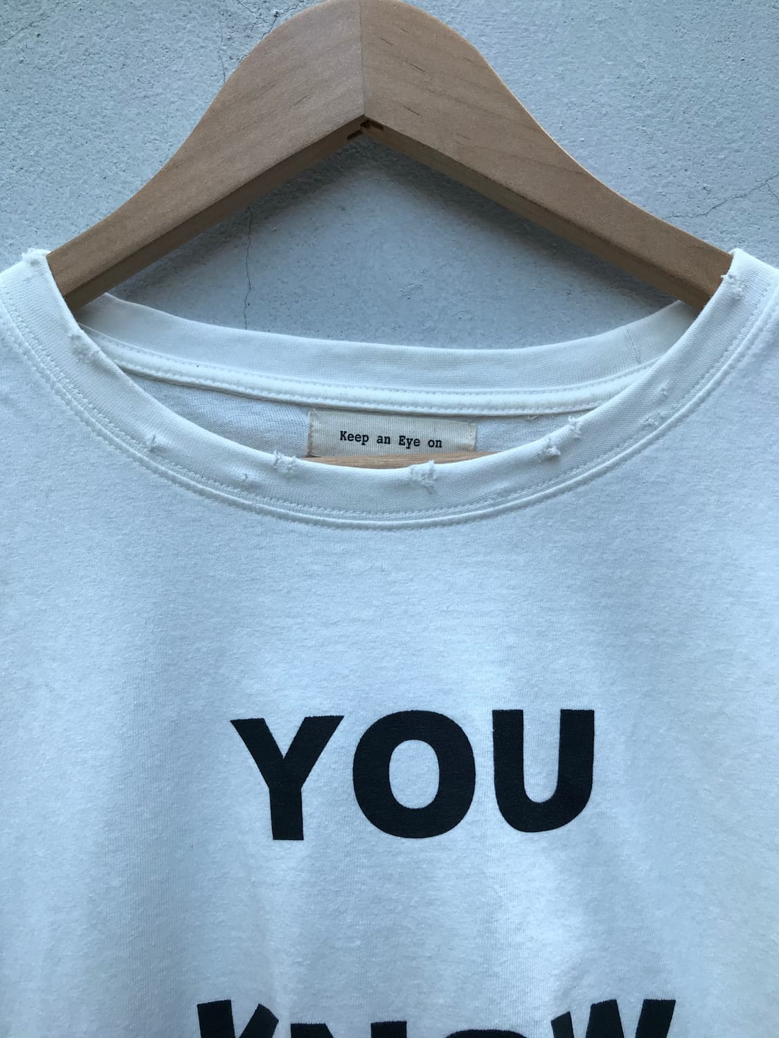 KAEO Raw-Cut T-Shirt 상품이미지4