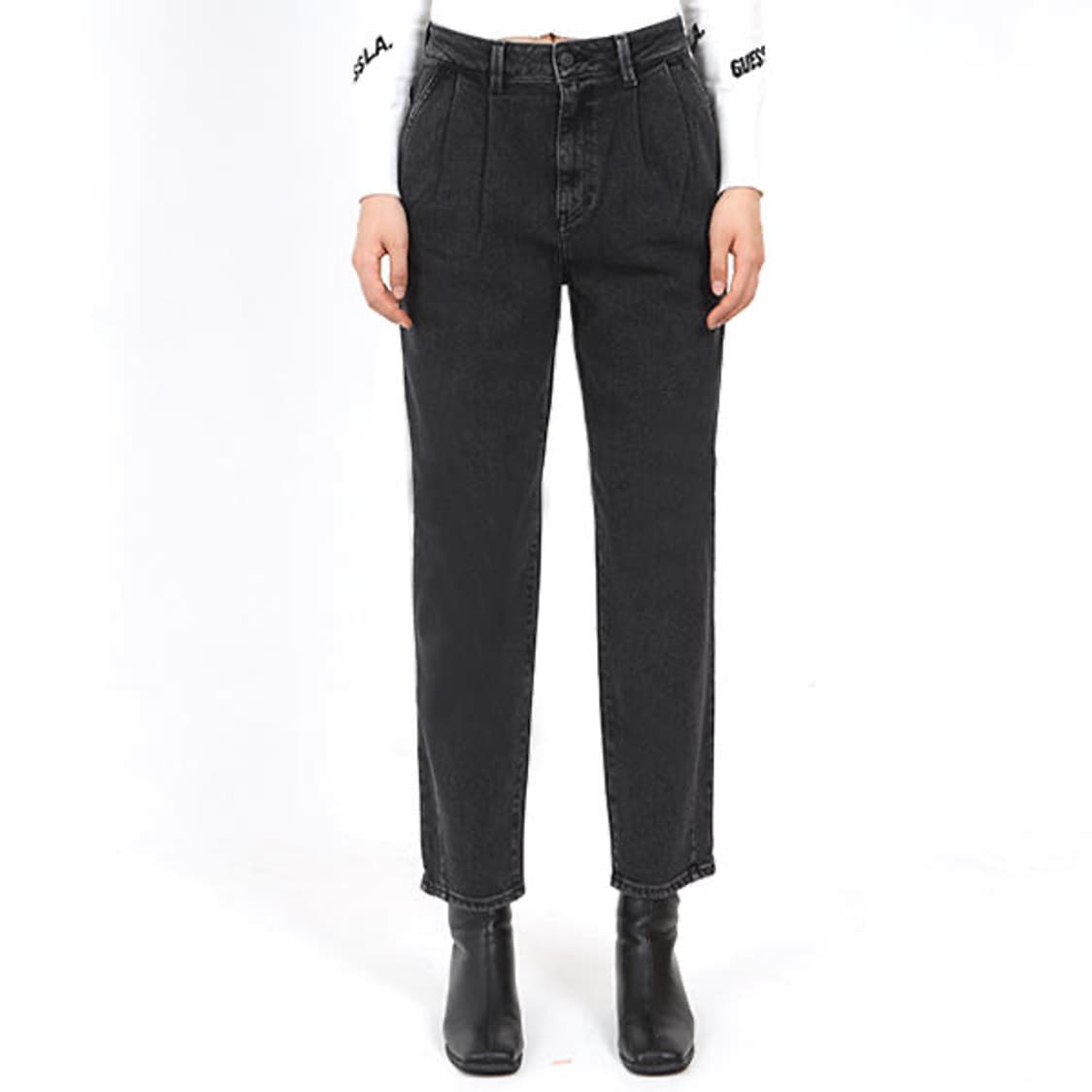 27) 게스 배기핏 핀턱 데님 팬츠 상품이미지6