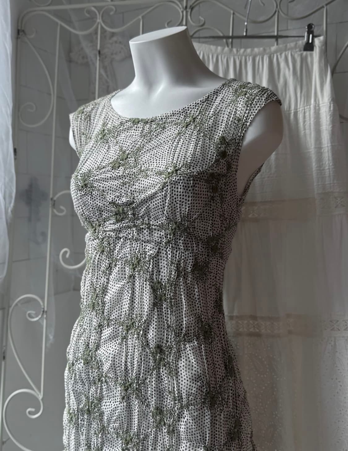 Dot seersucker Dress 원피스 상품이미지2