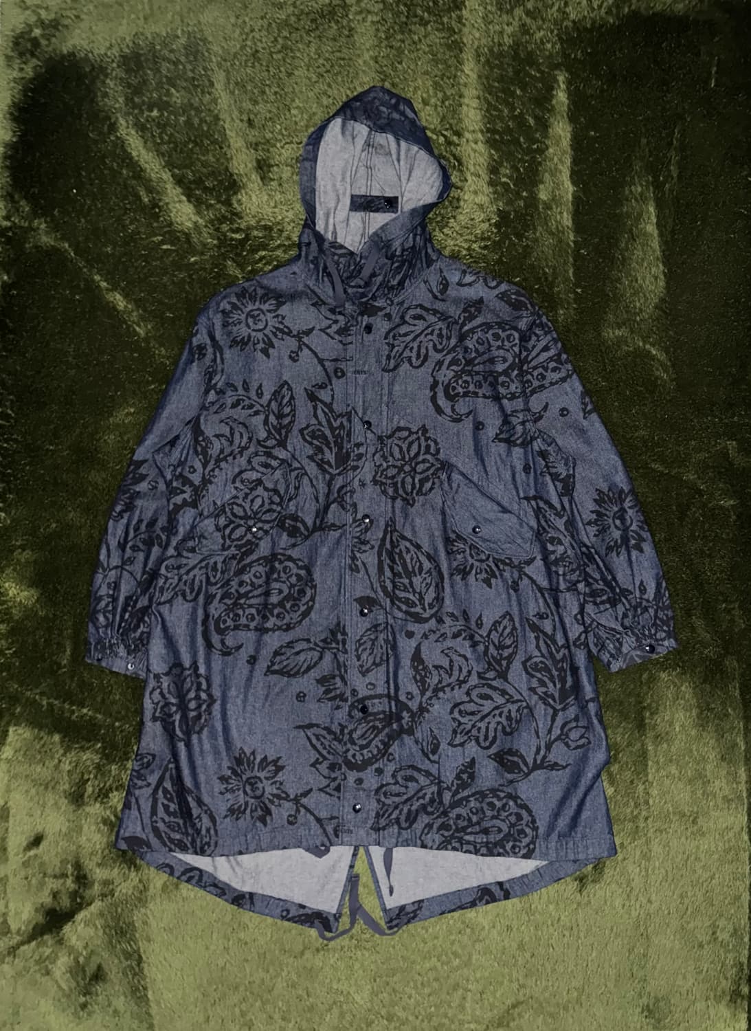 [XL] 엔지니어드 가먼츠 8온스 데님 하이랜드 파카 플로랄 인디고 상품이미지2