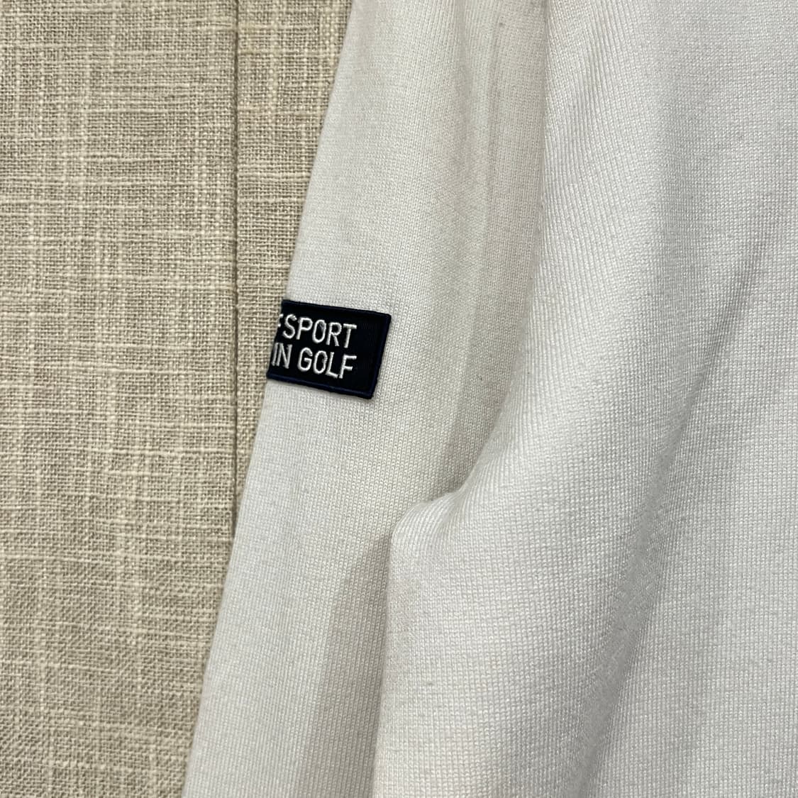 일본빈티지 아디다스 골프 니트 L 화이트 상품이미지4