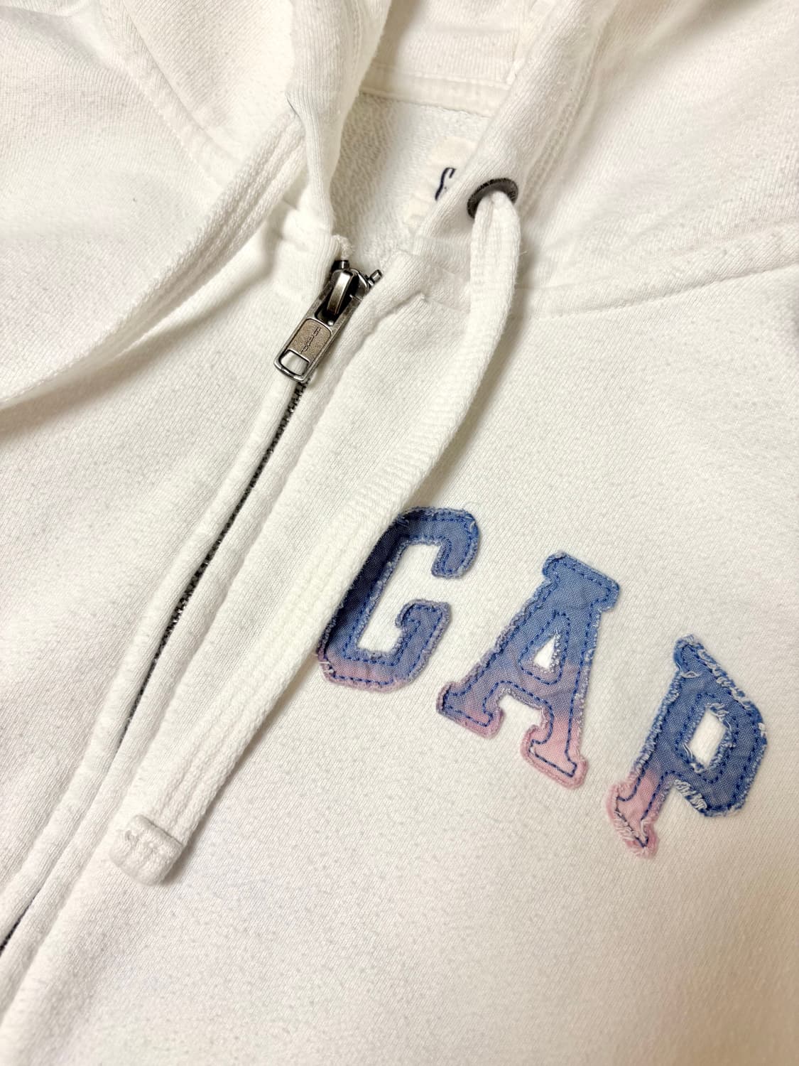 갭 성조기 후드집업 화이트 S 상품이미지3