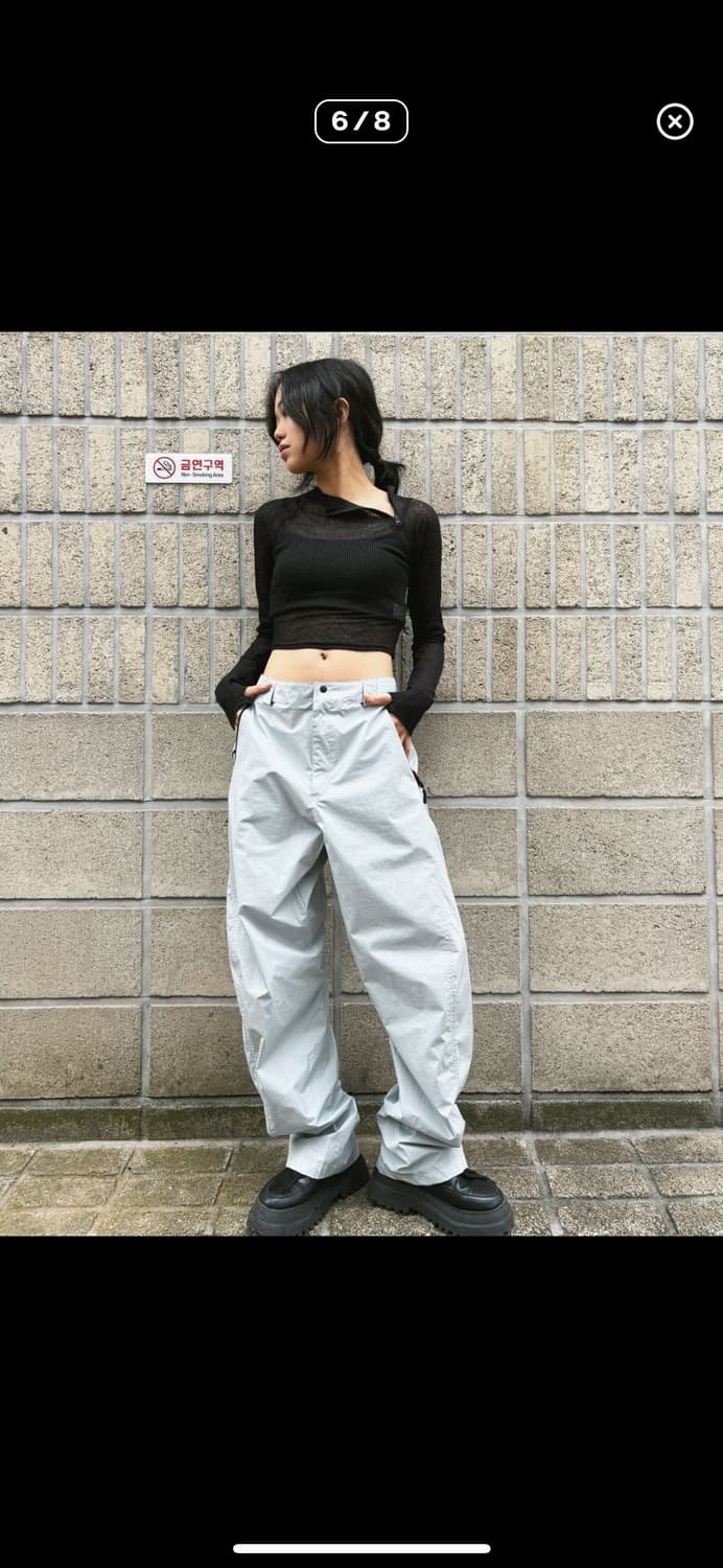 혜인서 와이드 윈드브레이커 팬츠 상품이미지6