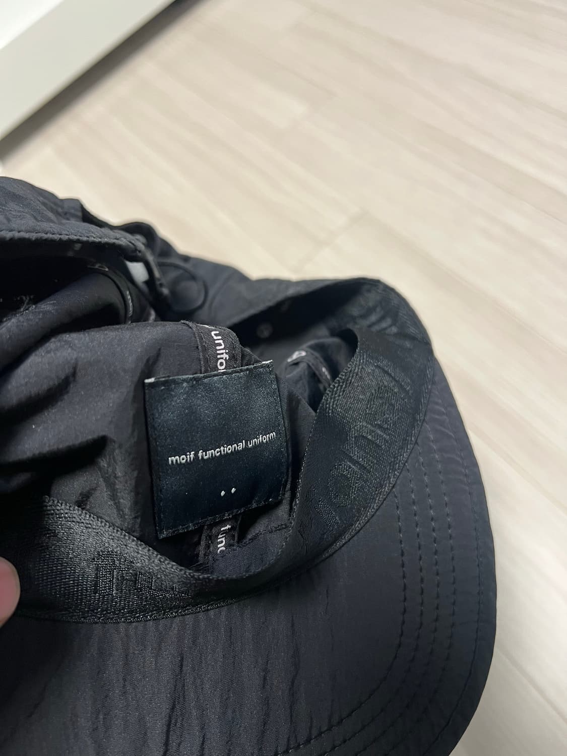 2사이즈,블랙) 25ss 모이프 유니폼캡 상품이미지3