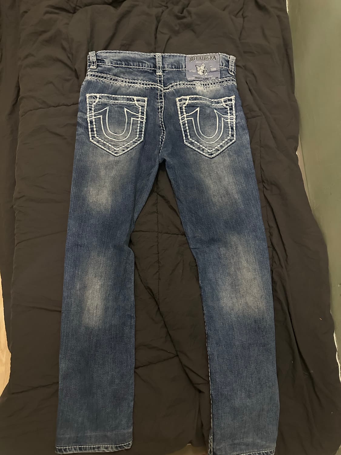 9Os TRUERELIGION ricky super T 스티치 데님팬츠 상품이미지1