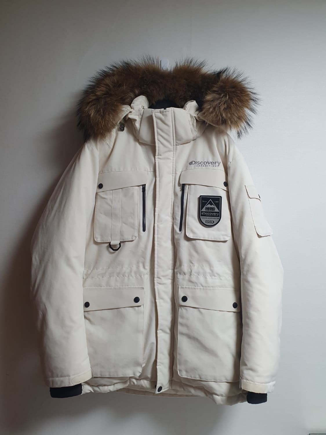 택포 디스커버리 패딩 구스다운 밀포드 라쿤퍼 110 상품이미지1