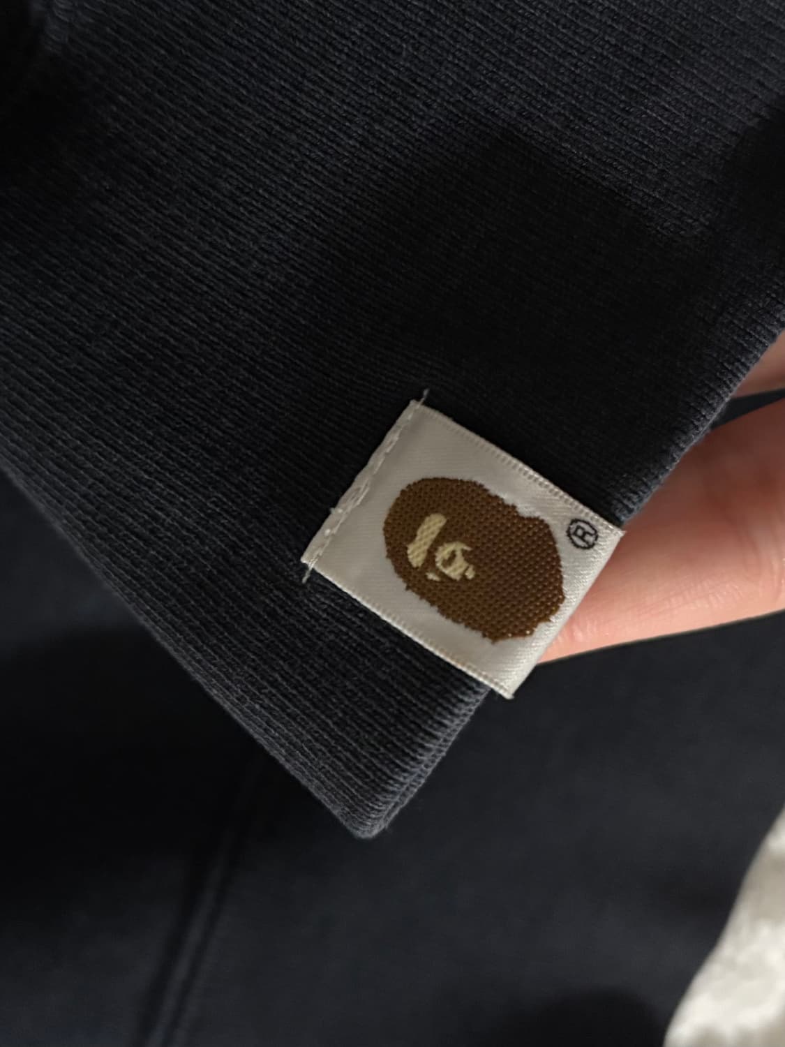 베이프 후드집업 반카모 블랙 L 상품이미지6