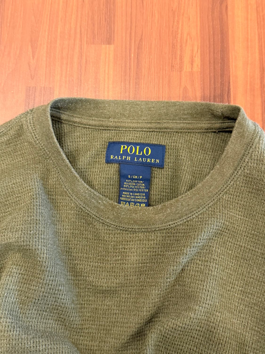 Polo ralph lauren 폴로 랄프로렌 써멀 와플 롱슬리브 상품이미지7