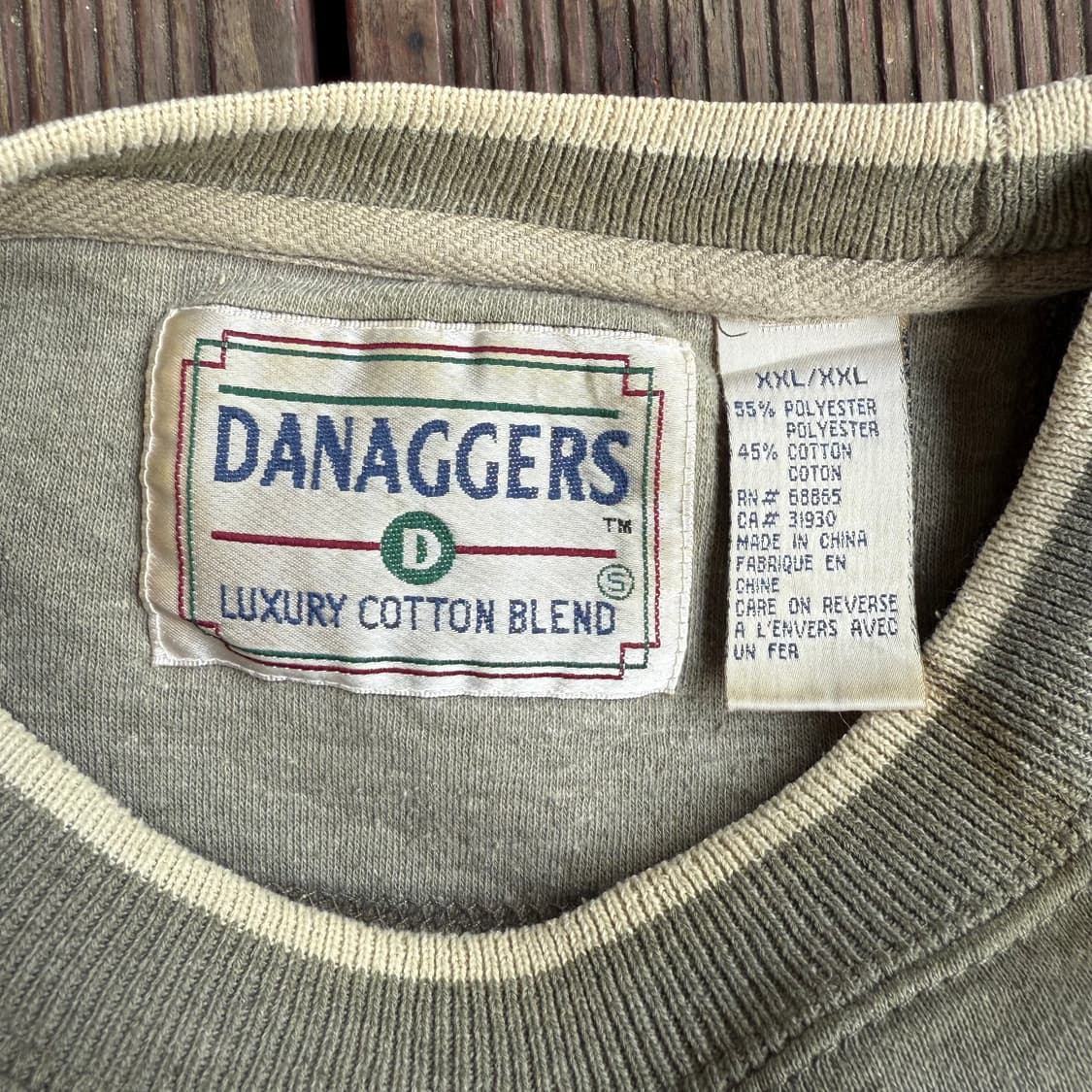 빈티지 물고기 자수 맨투맨 상품이미지6