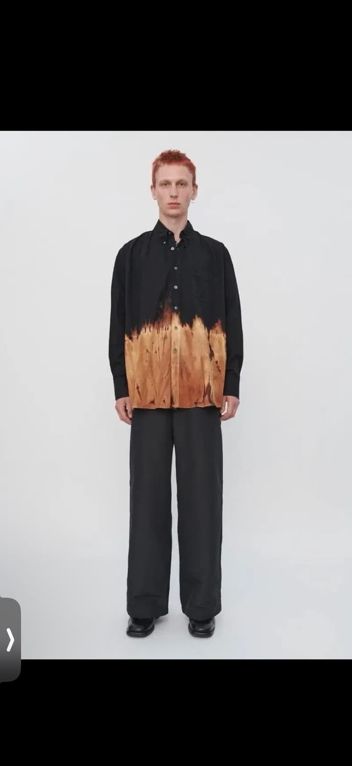 아워레가시 BD셔츠 BLACK TIE DYE 헤비포플린 셔츠 48 상품이미지4