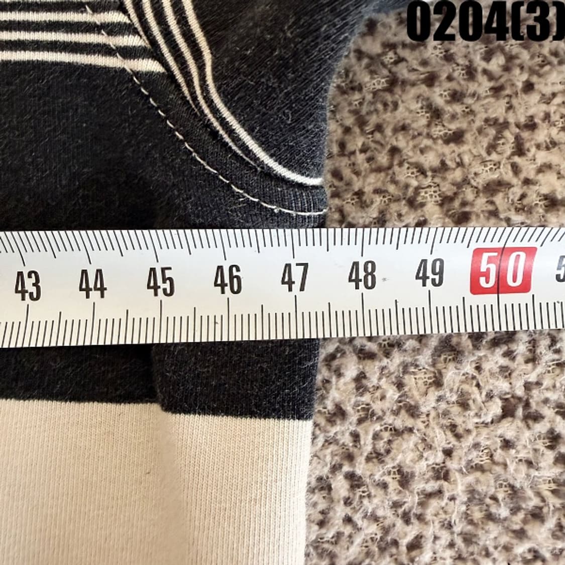 [M] 리바이스 키스 여성 스트라이프 단가라 맨투맨 0204(3) 상품이미지6