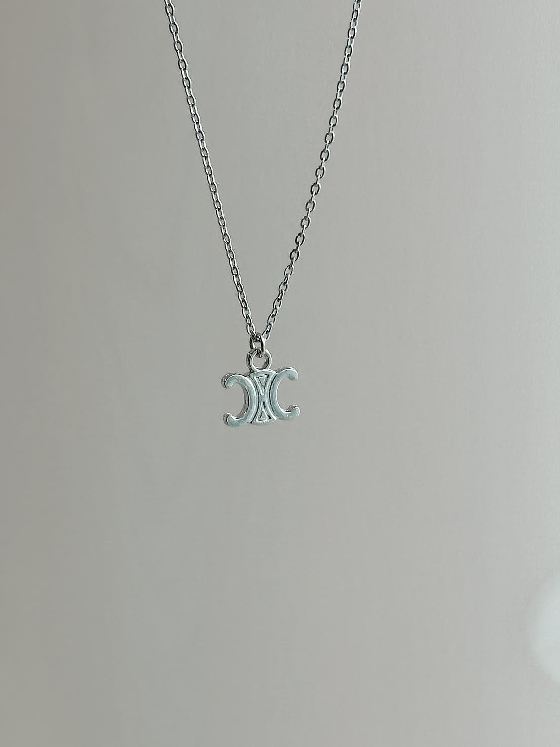 셀린느 트리옹프 남성 목걸이 실버 상품이미지5