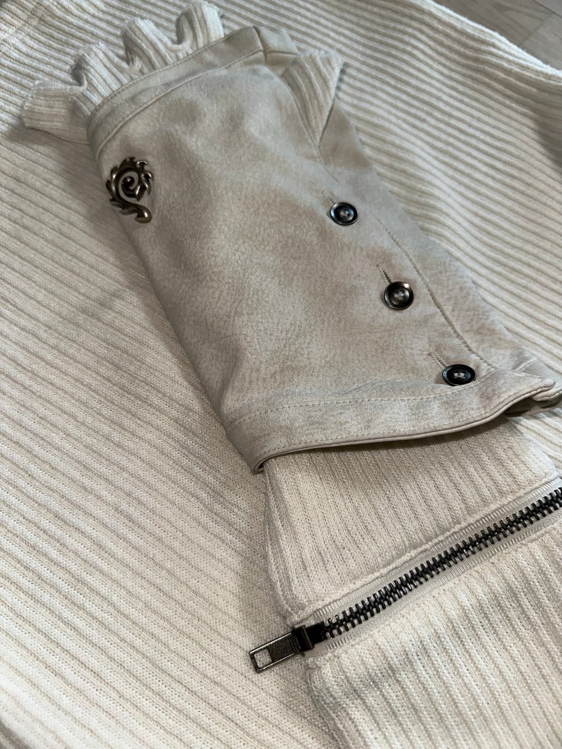 보니앤키예 Detachable Zipper Leather Top (Ivo 상품이미지4