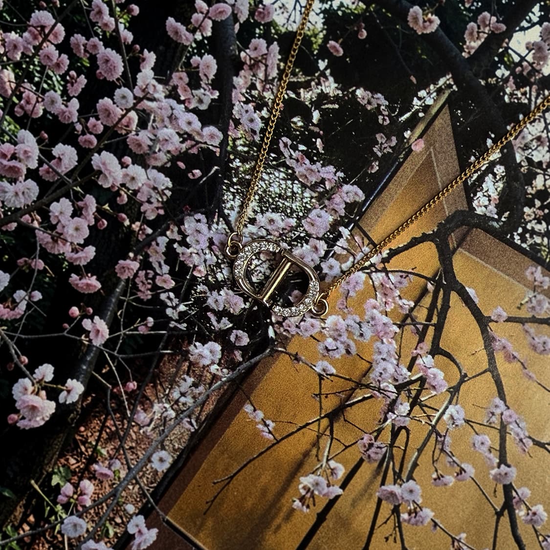 디올 CD 크리스찬 디올 큐빅 목걸이 상품이미지3