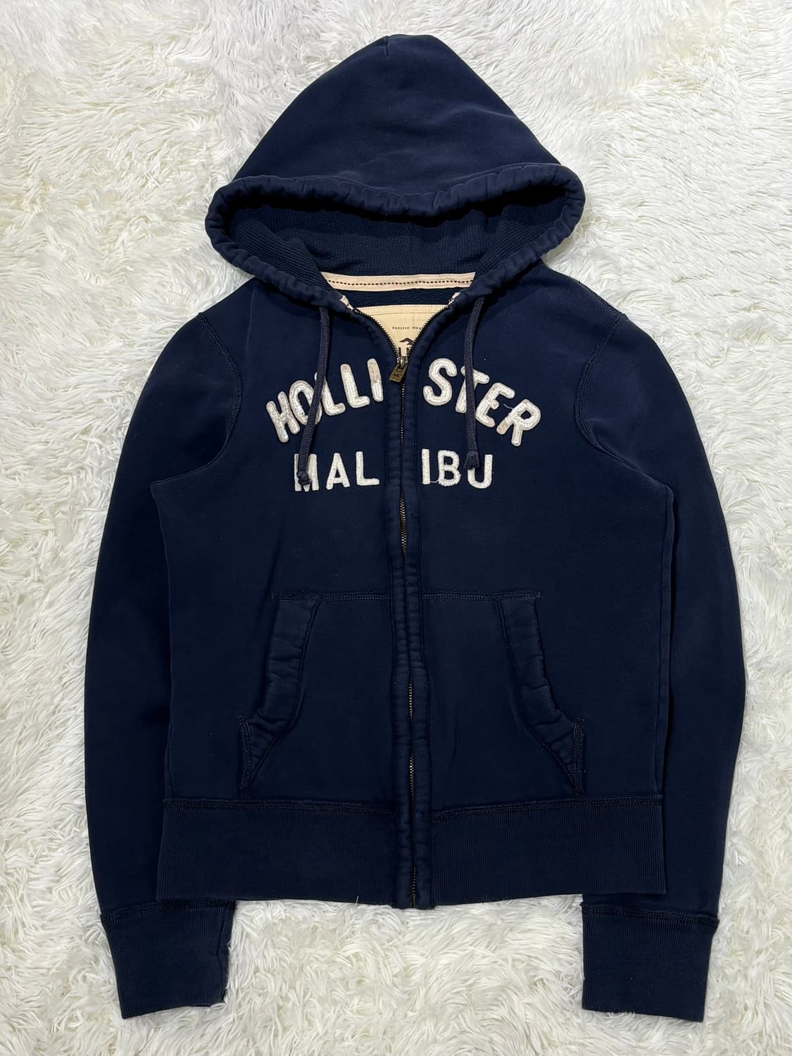 홀리스터 네이비 빅로고 후드집업 상품이미지4