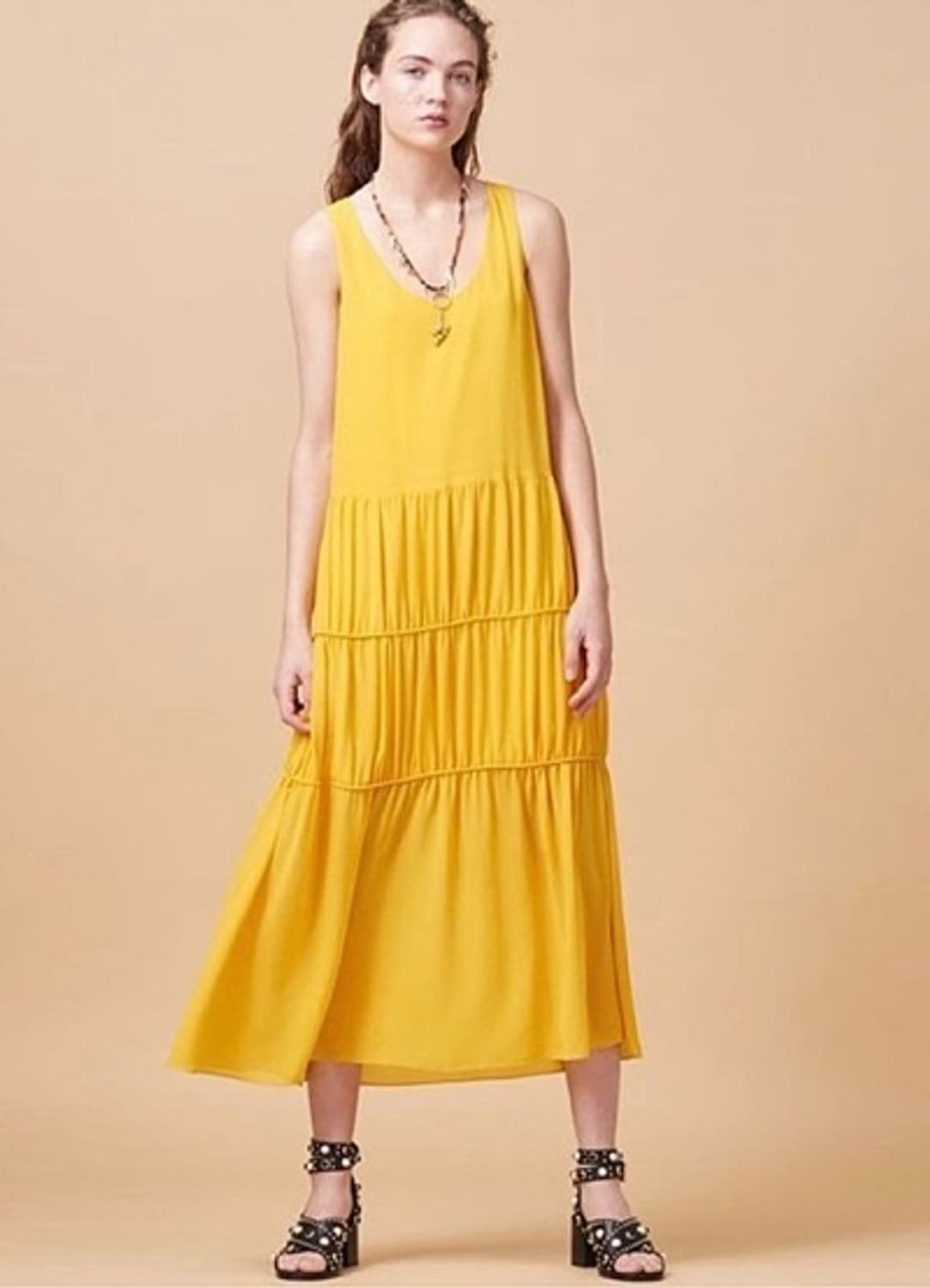 새제품) 마쥬 원피스  (robe Jaune dress) 상품이미지1