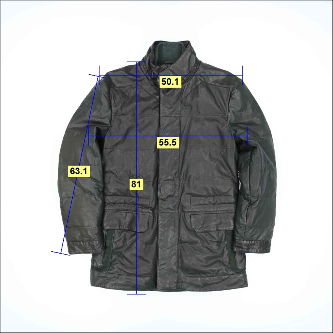 46 꼬르넬리아니 양가죽 다운 패딩 파카 점퍼 4170 상품이미지10