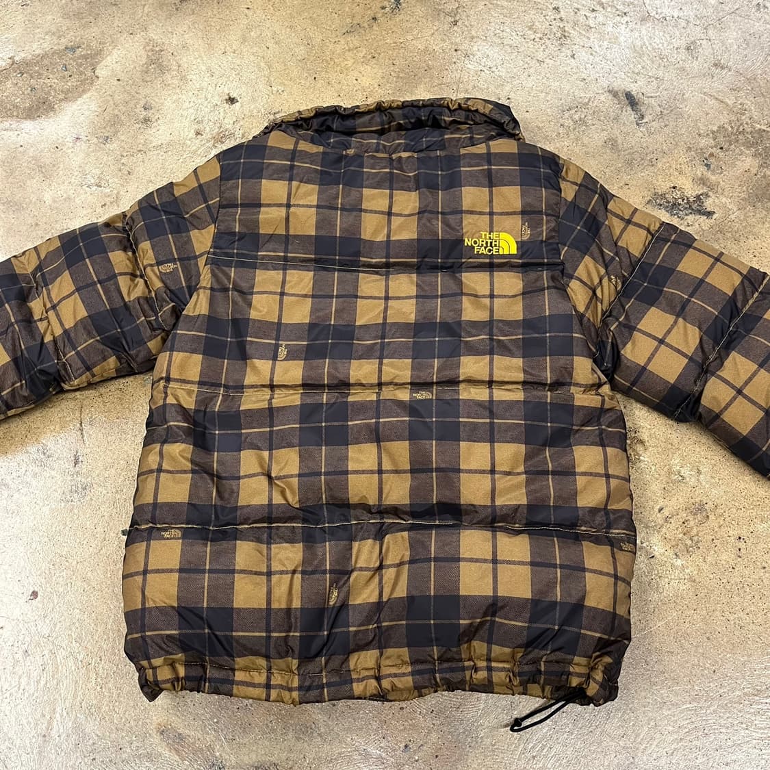 노스페이스 체크 카라 숏패딩 80 상품이미지4