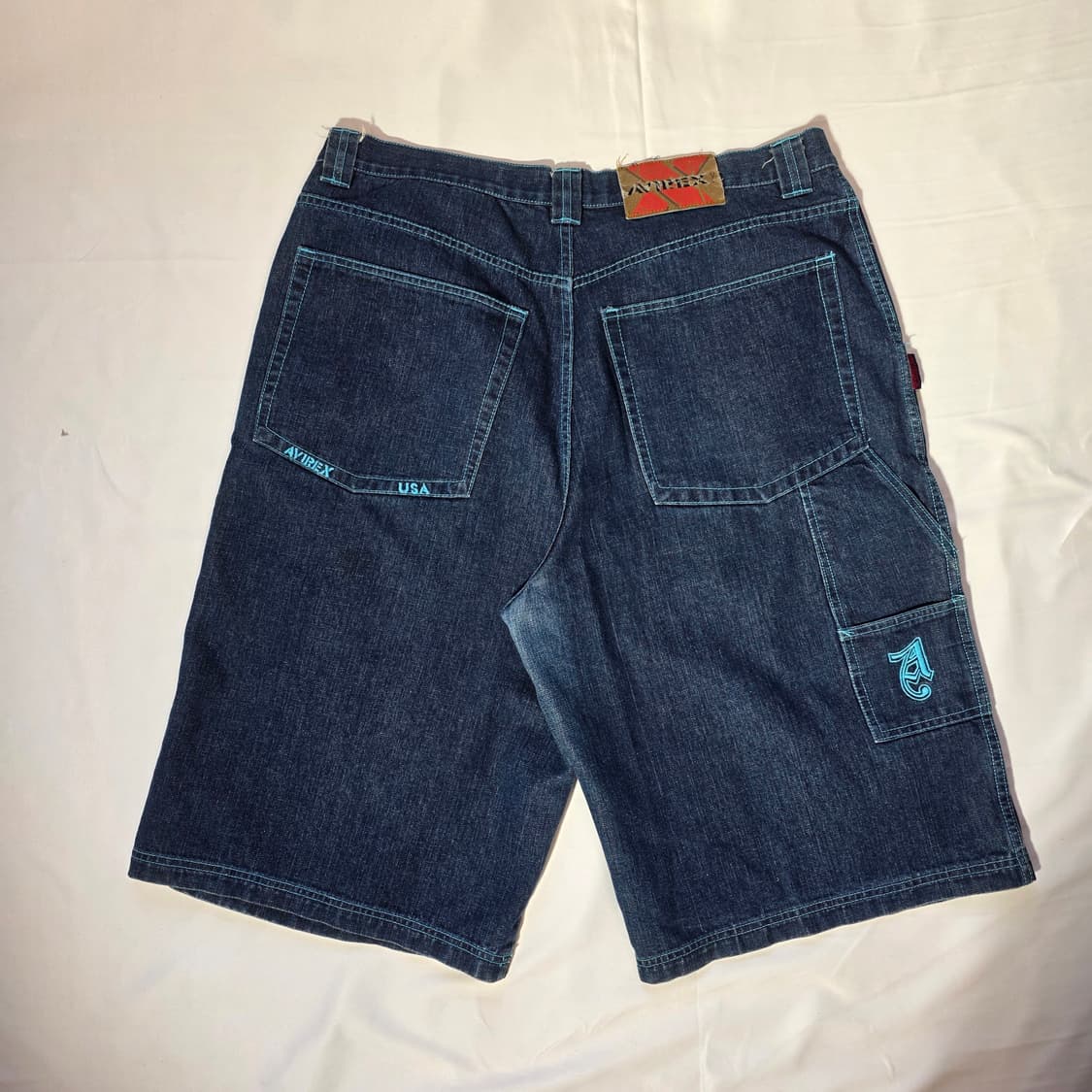 [40]아비렉스 버뮤다 데님 쇼츠 반바지 상품이미지6