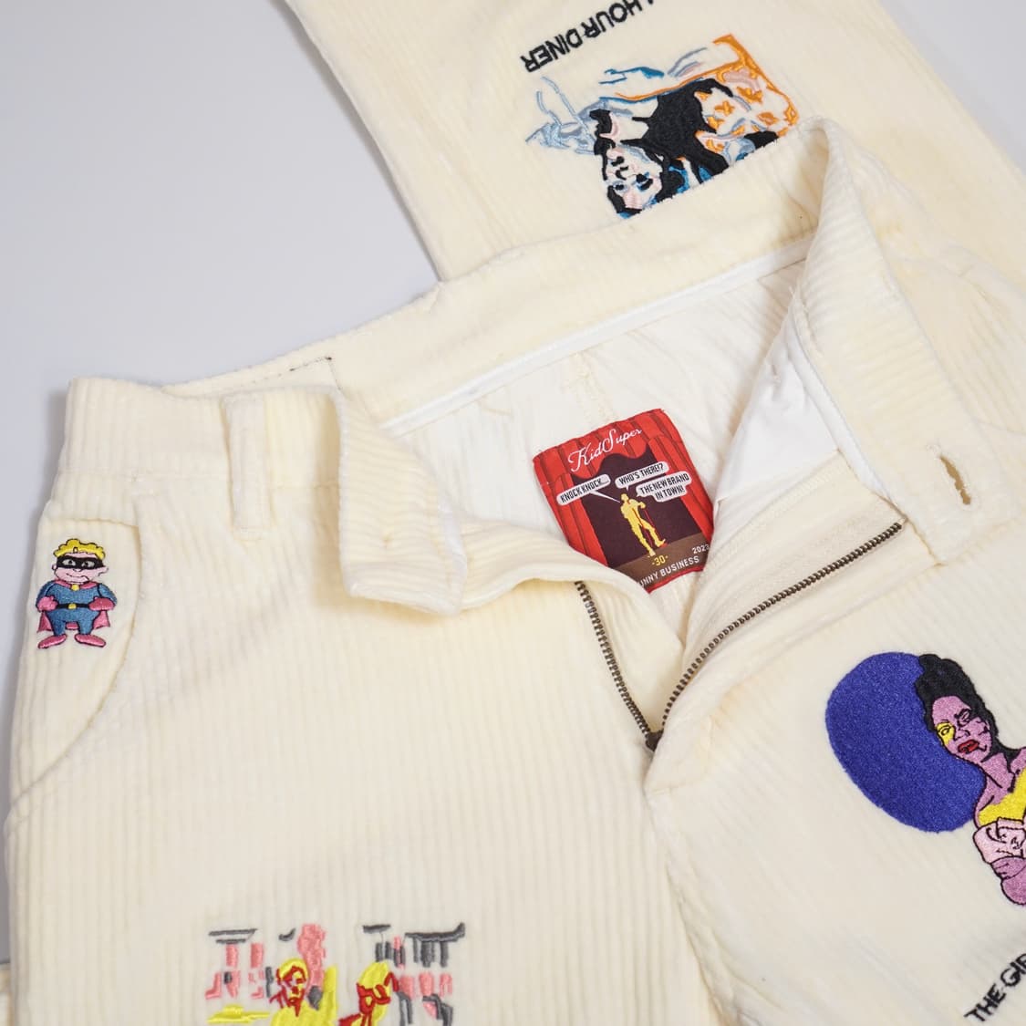 Kidsuper 키드슈퍼 뮤지엄 자수 팬츠 상품이미지2