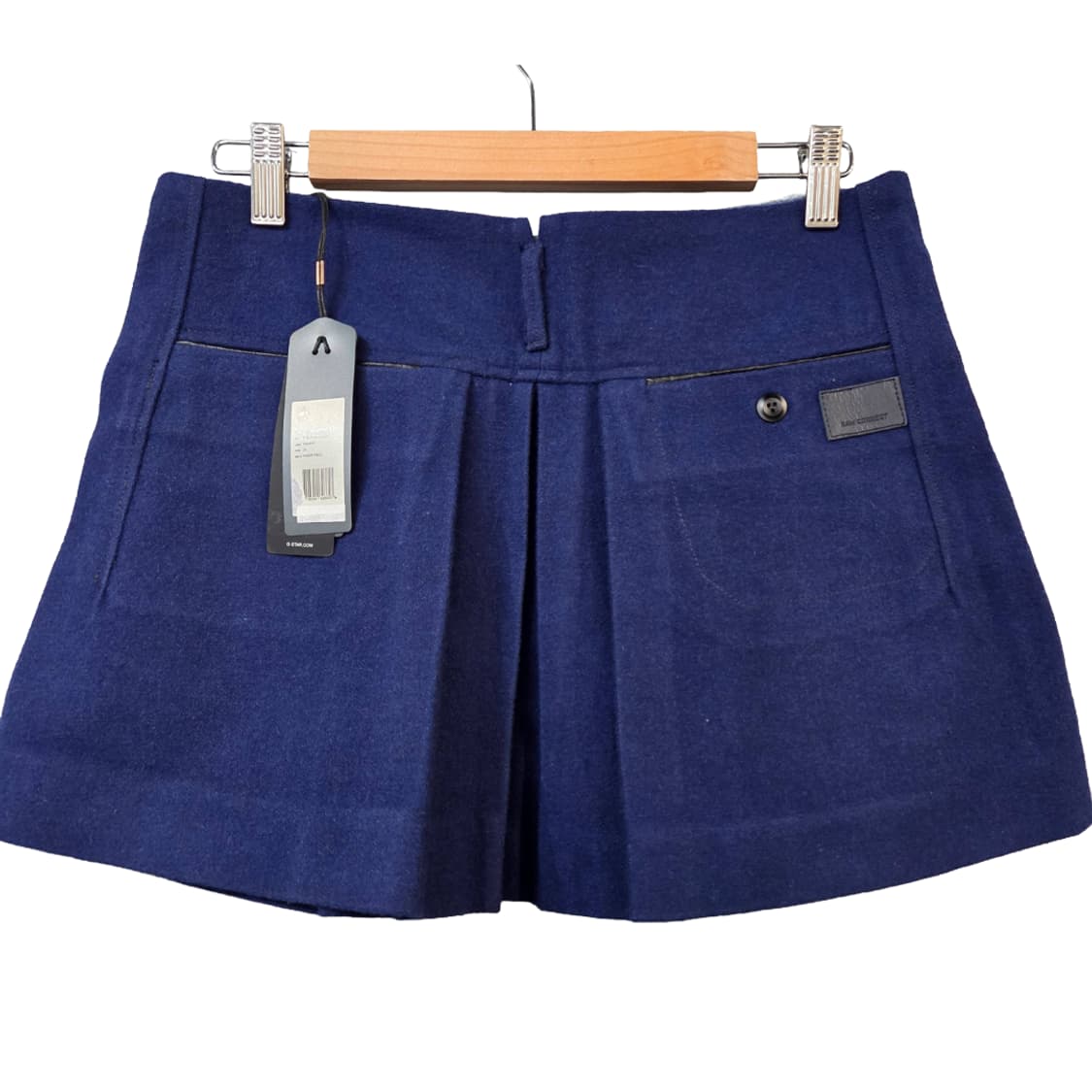 G-STAR네이비 플리츠 미니 스커트(26) 상품이미지2