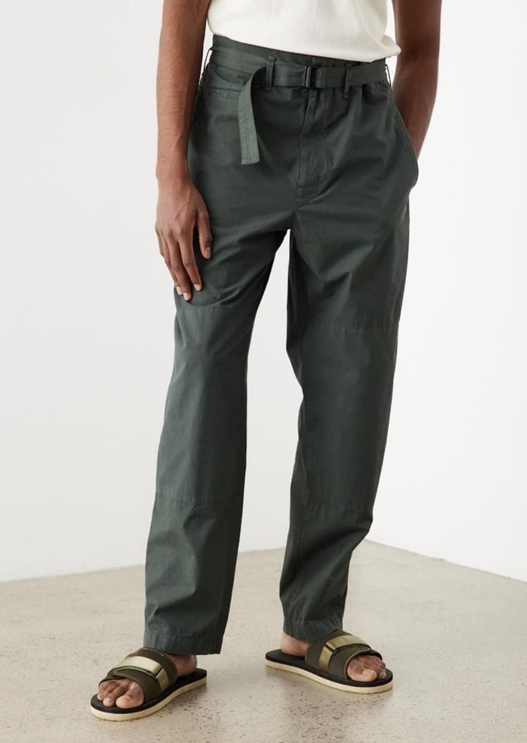 르메르 트렌치팬츠 딥포레스 48 상품이미지3