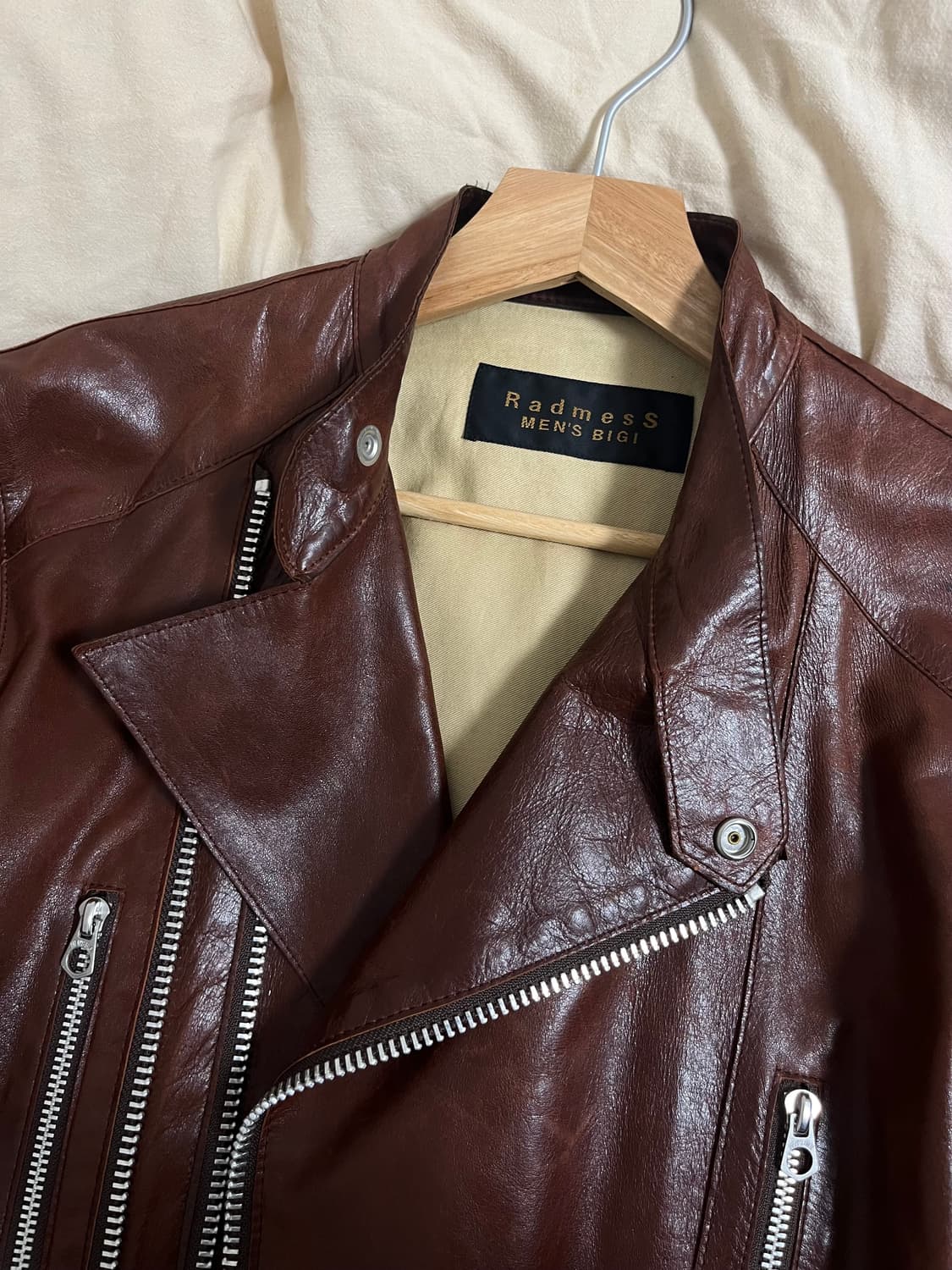 90s 타케오 키쿠치 레더 자켓 상품이미지3