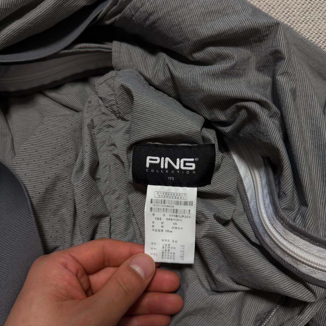 핑 Ping 골프웨어 경량 바람막이 상품이미지3
