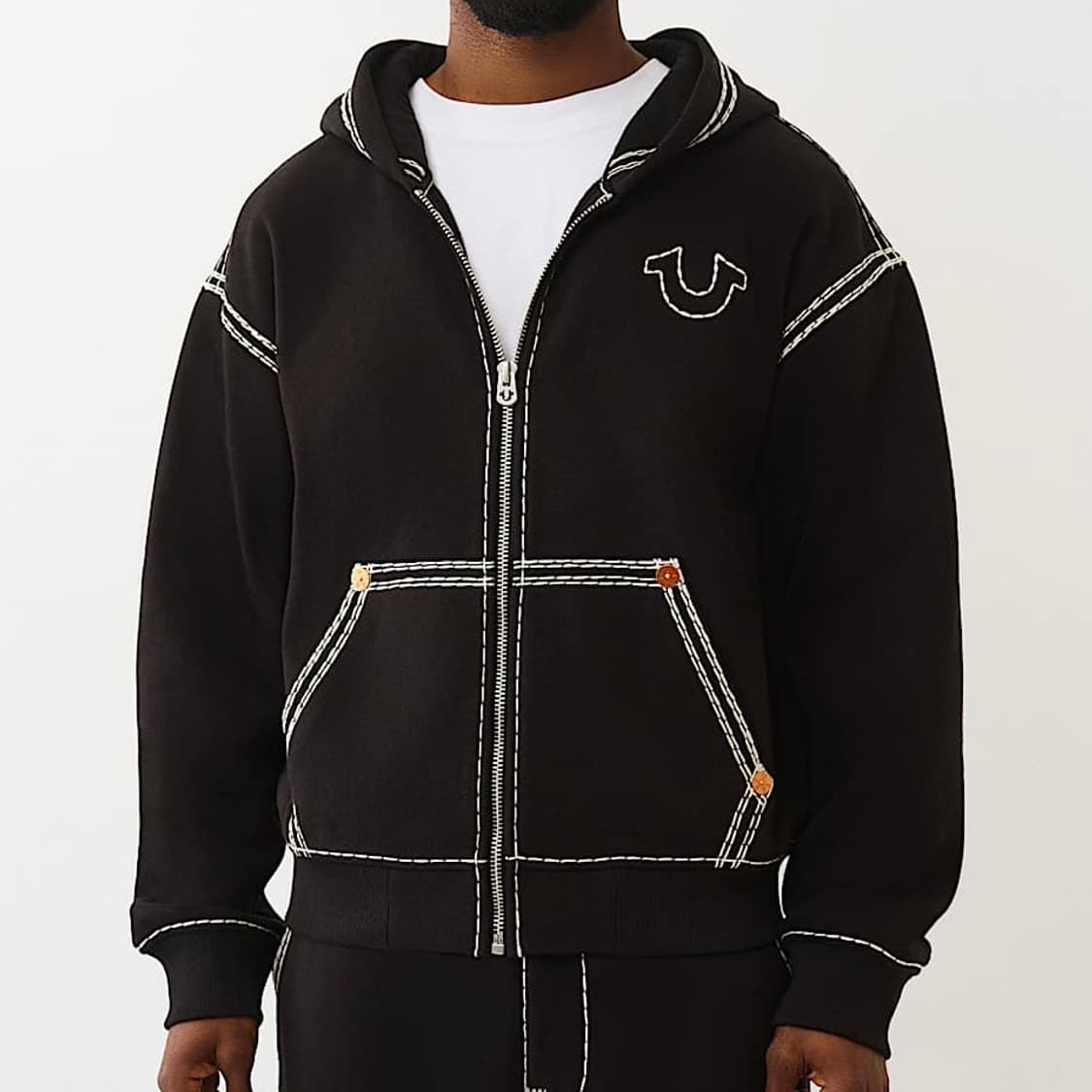 트루 릴리젼 오버핏 Super T 후드집업 상품이미지9