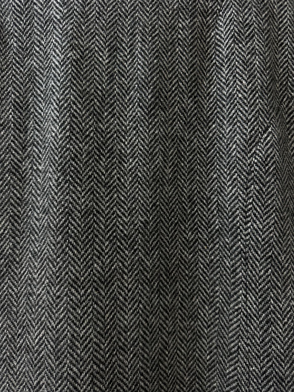 일본빈티지 헤링본 포켓 버튼 디테일 코트  상품이미지6