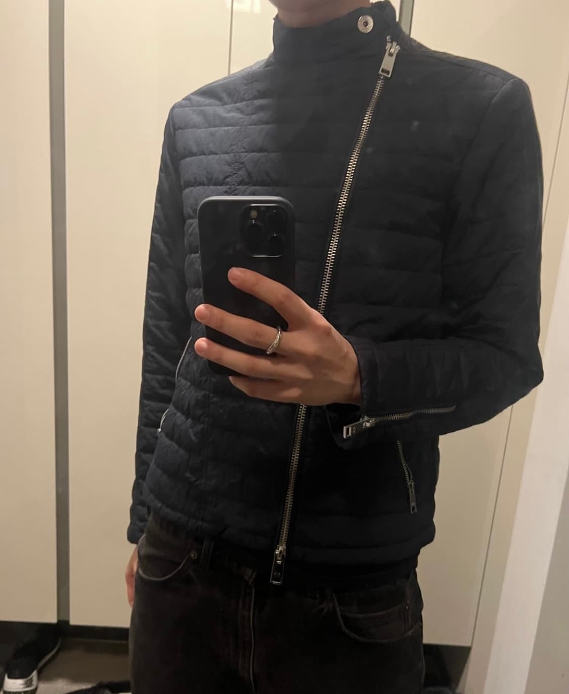 아르마니 익스체인지 경량 바이커 자켓 상품이미지4