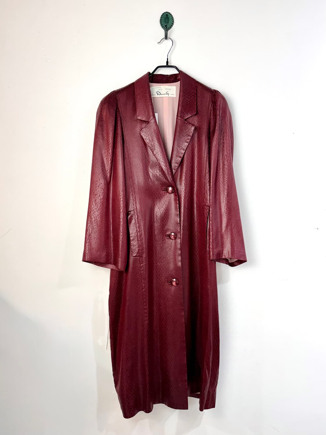 90s DressSy 파이톤 퍼프 코트 상품이미지1