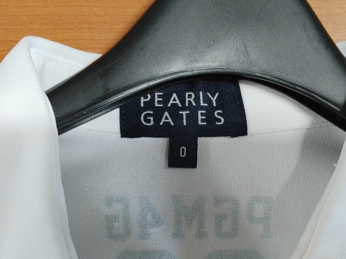 PEARLYGATES 파리게이츠 여성 화이트 민소매 카라티 상품이미지3