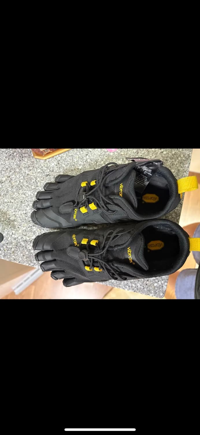 비브람 파이브핑거스 V-Trail 블랙/옐로우 2.0 eu 37 상품이미지2