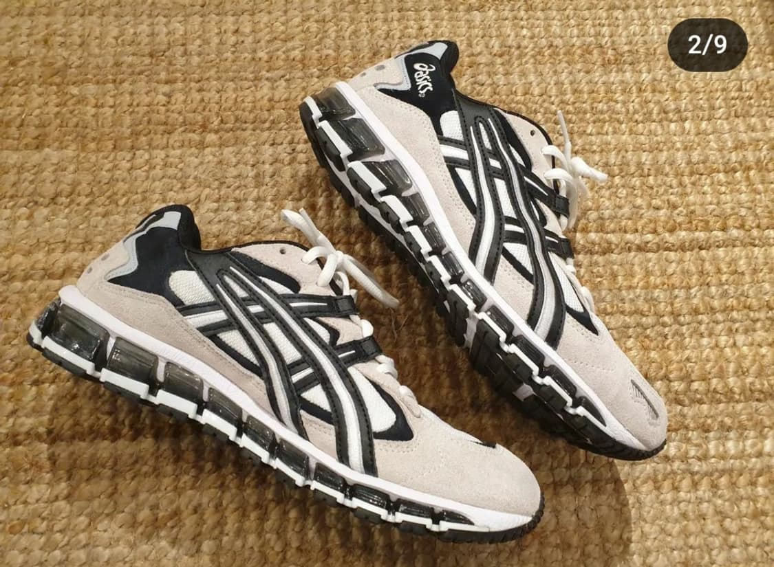 270 아식스 젤카야노5 360 화이트 블랙 상품이미지3