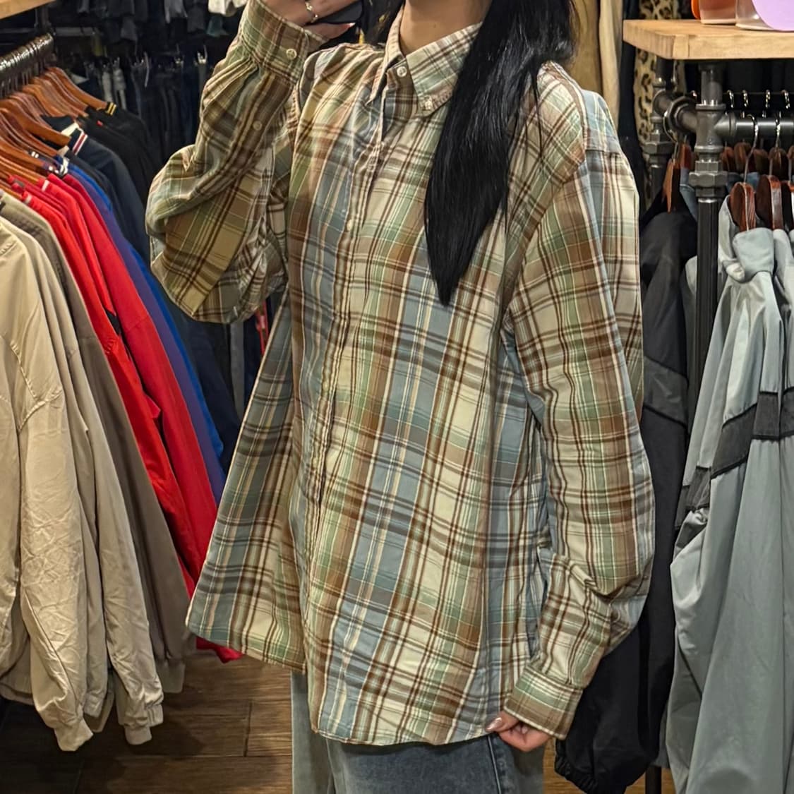 [HI] Polo 폴로 체크 긴팔 셔츠 상품이미지3