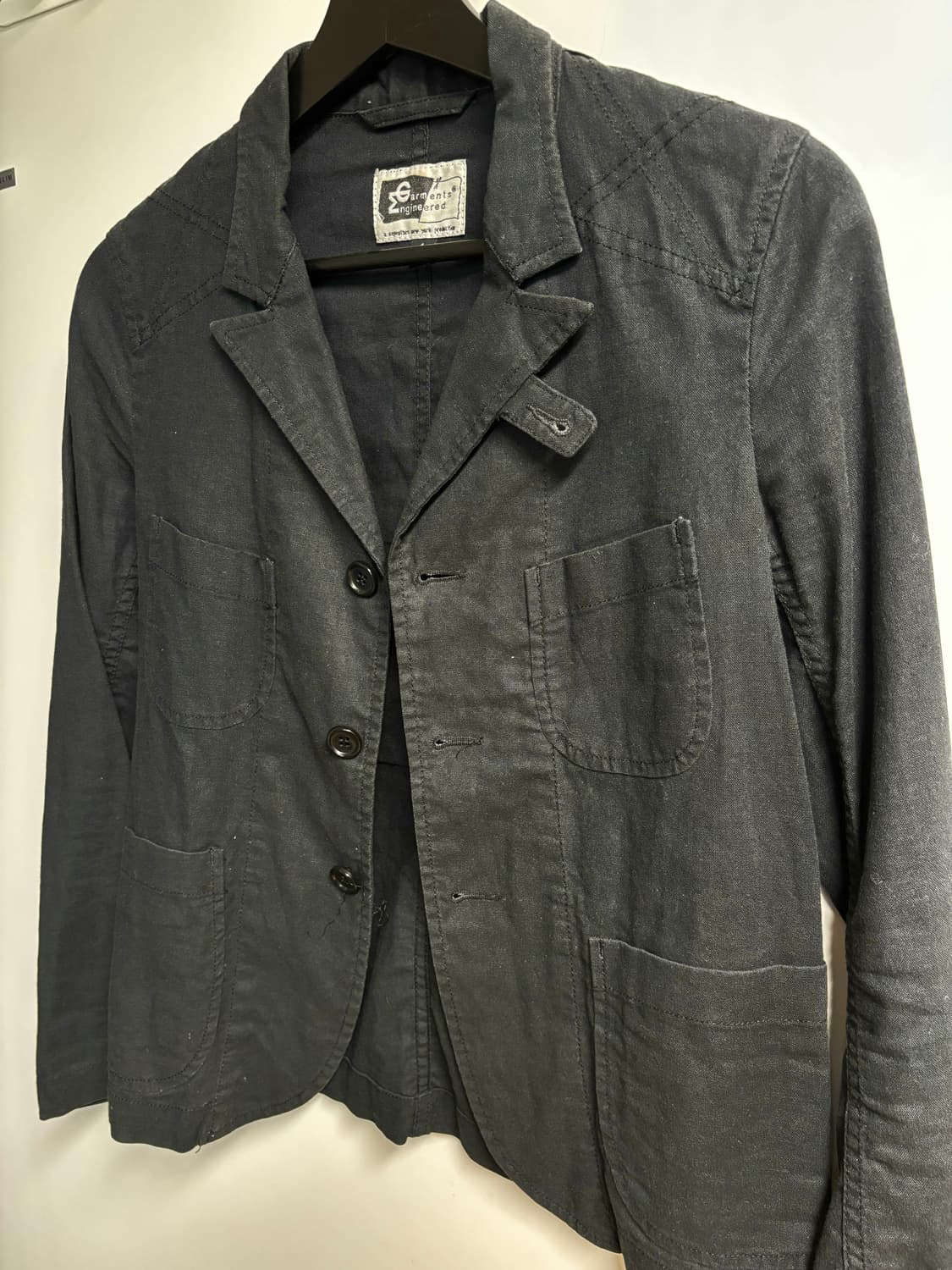 [1] 엔지니어드가먼츠 베드포드 자켓 블랙 상품이미지3