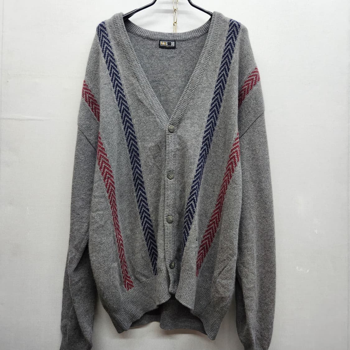 닥스 헤링본 패턴 가디건 2XL 상품이미지1