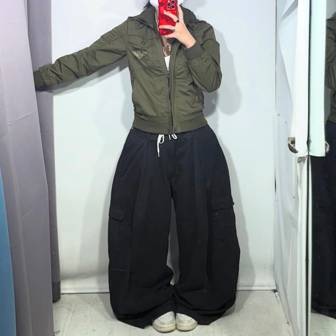 Army marine 밀리터리 카키 자켓 상품이미지3