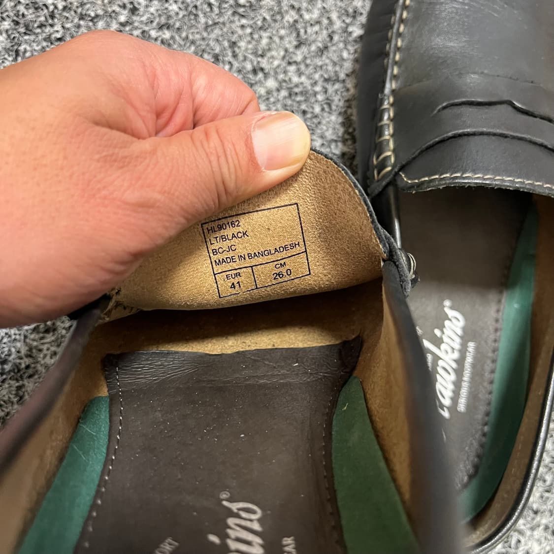 호킨스 드라이빙 슈즈 리얼 레더 41 상품이미지5