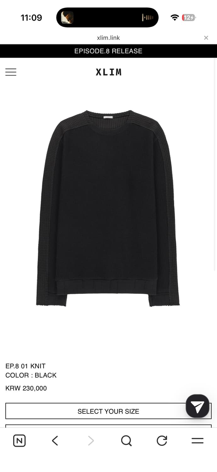 xlim ep.8 니트 상품이미지1