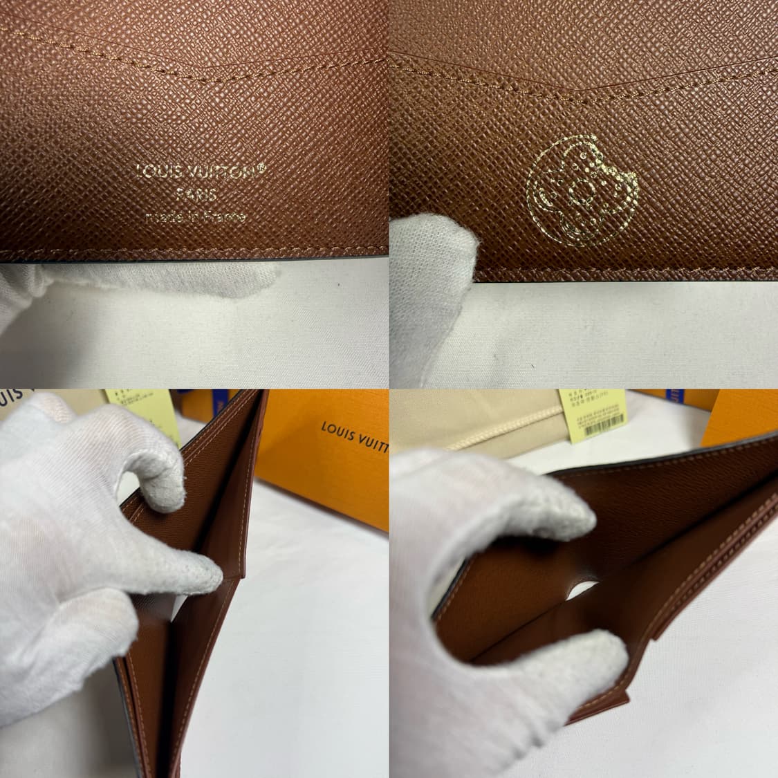 [풀구성] 루이비통 모노그램 도넛 슬렌더 월릿 초콜릿 반지갑 상품이미지4