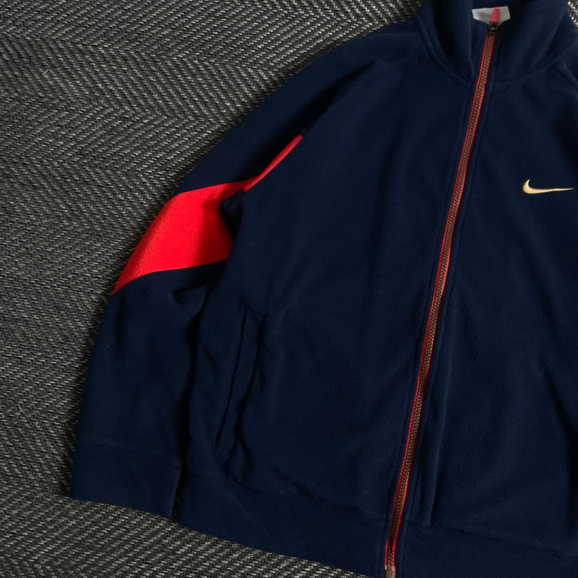 00s 나이키 빅로고 올드스쿨 플리스 자켓o 3643 상품이미지4