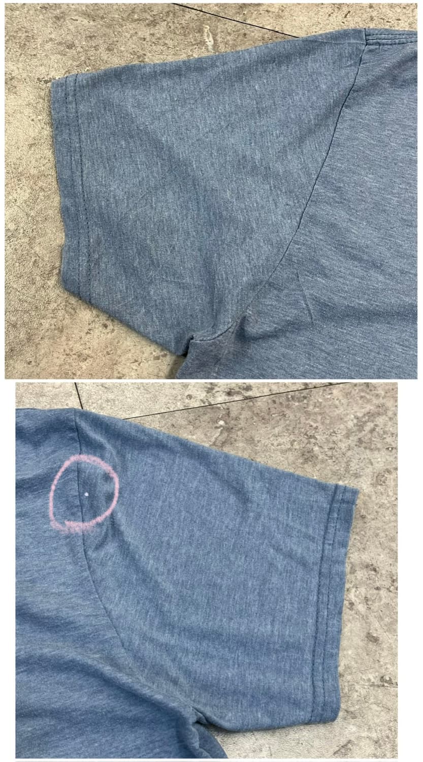 길단 빈티지 반팔티 스카이블루 XL #csz3951 상품이미지9
